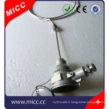 MICC Vente chaude Flexible thermocouple isolé minéral avec boîte à bornes de tête